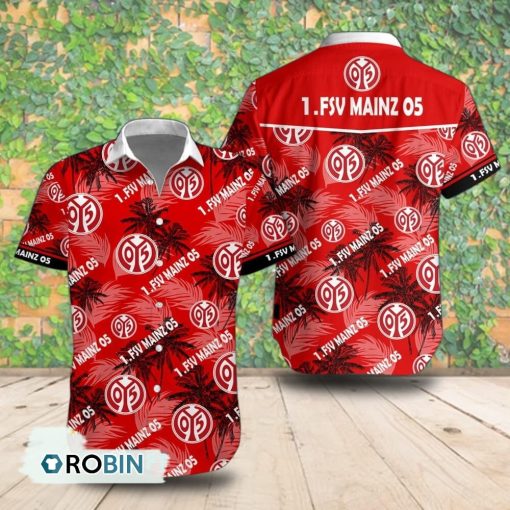 1. FSV Mainz 05 Palm Tree Short Sleeve Shirt, Summer Hawaiian Shirt