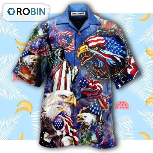 America My Heat Beats True To My Country Patriotism Hawaiian Shirt