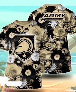Army Black Knights NCAA Floral Tshirt For Fans, Summer Football Shirts