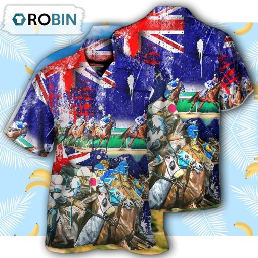 Australia Horse Racing Lover Hawaiian Shirt