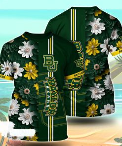 Baylor Bears NCAA Florals Tshirt For Fans, Summer Football Shirts