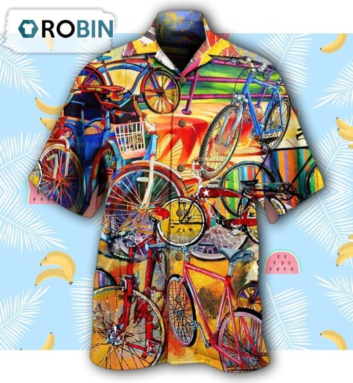 Bike All I Need Is A Bike Hawaiian Shirt