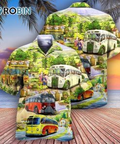 Bus Make Bus Driver Great Again And Again Field Hawaiian Shirt