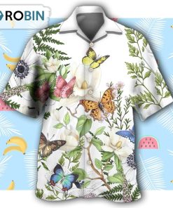 Butterfly Floral Beautiful Hawaiian Shirt