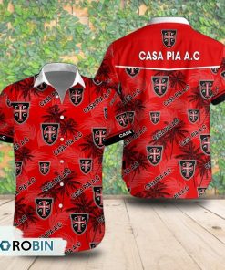 Casa Pia A.C Palm Tree Short Sleeve Shirt, Summer Hawaiian Shirt