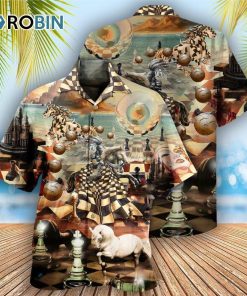Chess Power Of The Knights In Chess Vintage Hawaiian Shirt