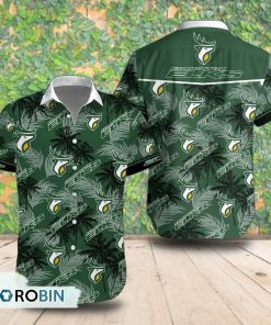 Edmonton Eskimos Palm Tree Short Sleeve Shirt, Summer Hawaiian Shirt