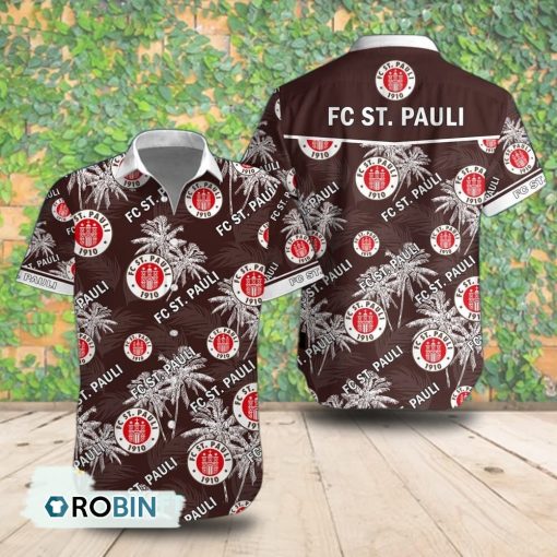 FC St. Pauli Palm Tree Short Sleeve Shirt