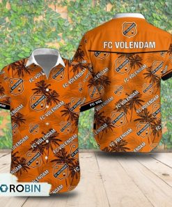 FC Volendam Palm Tree Short Sleeve Shirt, Summer Hawaiian Shirt