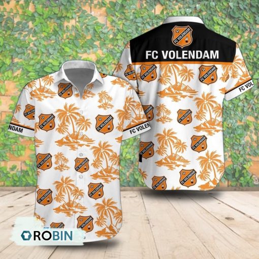 FC Volendam  Palm Tree Short Sleeve Shirt, Summer Hawaiian Shirt