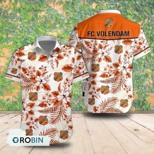 FC Volendam Tropical Short Sleeve Shirt, Summer Hawaiian Shirt