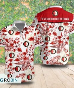 Feyenoord Rotterdam Tropical Short Sleeve Shirt, Summer Hawaiian Shirt