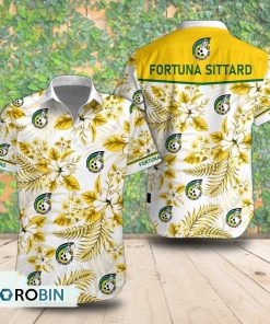 Fortuna Sittard Tropical Short Sleeve Shirt, Summer Hawaiian Shirt