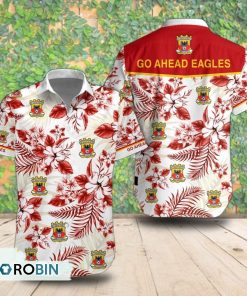 Go Ahead Eagles Tropical Short Sleeve Shirt, Summer Hawaiian Shirt