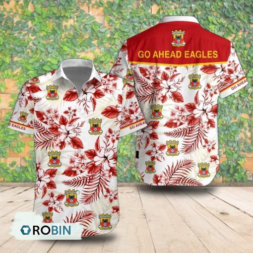 Go Ahead Eagles Tropical Short Sleeve Shirt, Summer Hawaiian Shirt