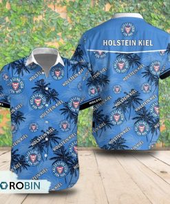 Holstein Kiel Palm Tree Short Sleeve Shirt, Summer Hawaiian Shirt