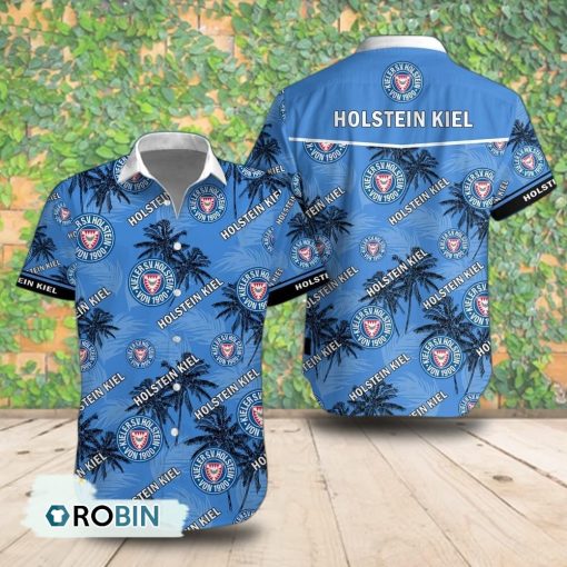 Holstein Kiel Palm Tree Short Sleeve Shirt, Summer Hawaiian Shirt