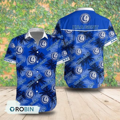 KAA Gent Palm Tree Short Sleeve Shirt, Summer Hawaiian Shirt