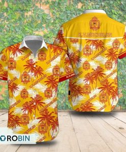 KV Mechelen Palm Tree Short Sleeve Shirt, Summer Hawaiian Shirt
