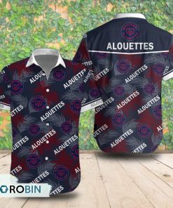 Montreal Alouettes Palm Tree Short Sleeve Shirt, Summer Hawaiian Shirt
