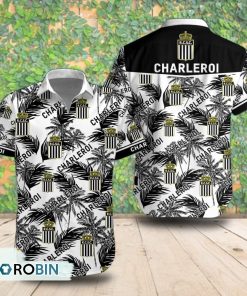 R. Charleroi S.C Palm Tree Short Sleeve Shirt, Summer Hawaiian Shirt