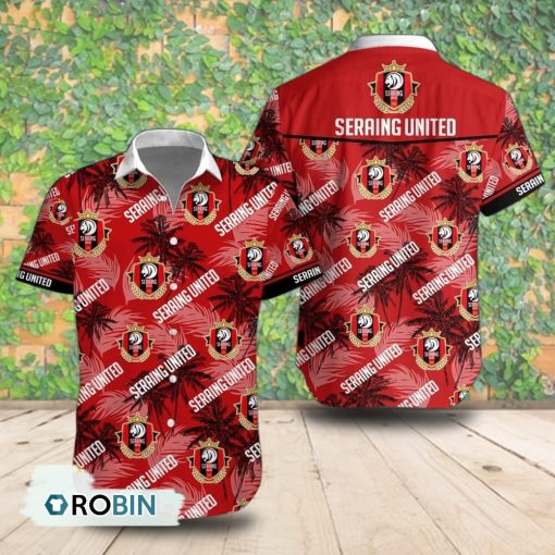 R.F.C. Seraing Palm Tree Short Sleeve Shirt, Summer Hawaiian Shirt