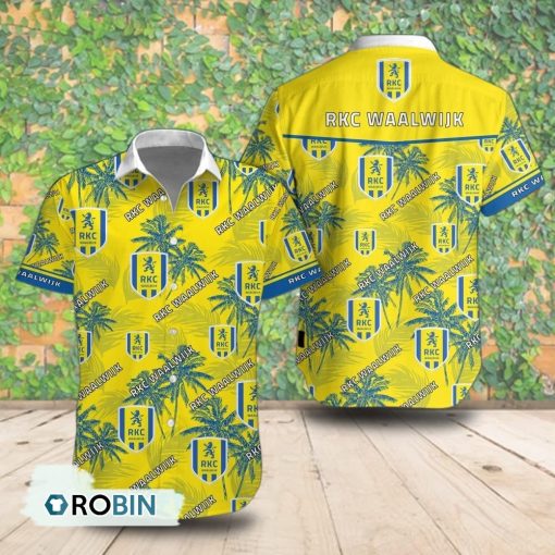 RKC Waalwijk Palm Tree Short Sleeve Shirt, Summer Hawaiian Shirt