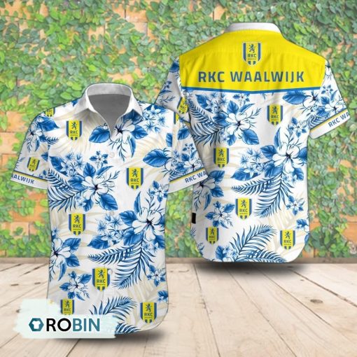 RKC Waalwijk Tropical Short Sleeve Shirt, Summer Hawaiian Shirt
