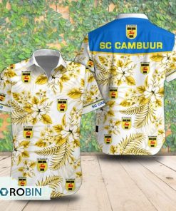 SC Cambuur Tropical Short Sleeve Shirt, Summer Hawaiian Shirt