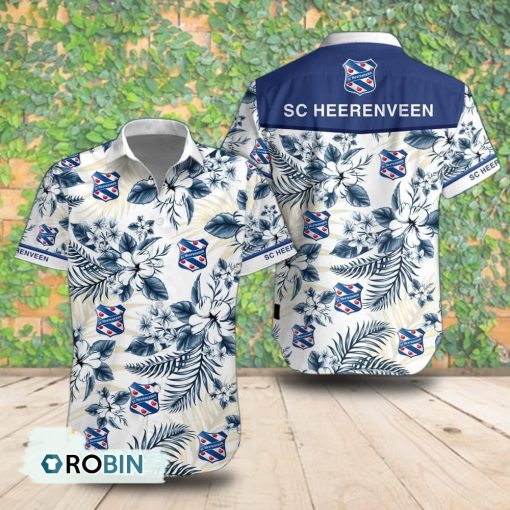 SC Heerenveen Tropical Short Sleeve Shirt, Summer Hawaiian Shirt