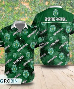 Sporting Clube de Portugal Palm Tree Short Sleeve Shirt