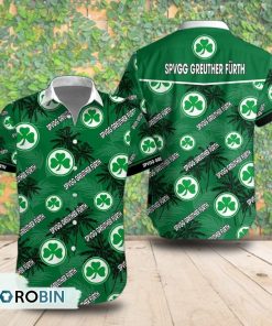 SpVgg Greuther Furth Palm Tree Short Sleeve Shirt, Summer Hawaiian Shirt