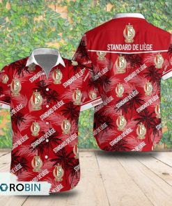 Standard Liège Palm Tree Short Sleeve Shirt, Summer Hawaiian Shirt