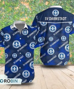 SV Darmstadt 98 Palm Tree Short Sleeve Shirt, Summer Hawaiian Shirt SV Darmstadt 98 Palm Tree Short Sleeve Shirt, Summer Hawaiian Shirt