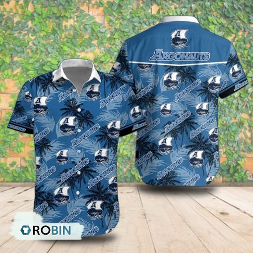 Toronto Argonauts Palm Tree Short Sleeve Shirt, Summer Hawaiian Shirt