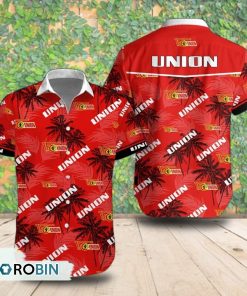 Union Berlin Palm Tree Short Sleeve Shirt, Summer Hawaiian Shirt