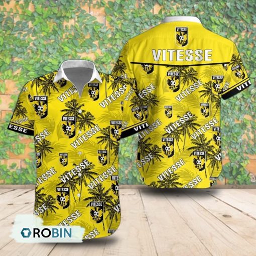 Vitesse Palm Tree Short Sleeve Shirt, Summer Hawaiian Shirt