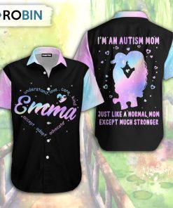Autism Awareness I’m An Autism Mom Hawaiian Shirt Autism Awareness I’m An Autism Mom Hawaiian Shirt