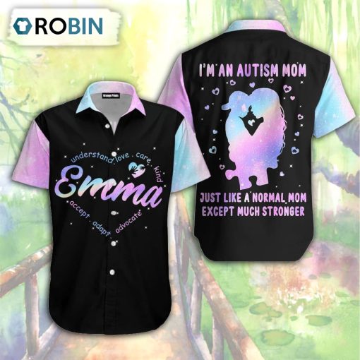 Autism Awareness I’m An Autism Mom Hawaiian Shirt