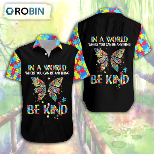 Autism Be Kind Hawaiian Shirt