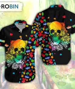 Autism You Are My Heart I Am Your Voice Hawaiian Shirt