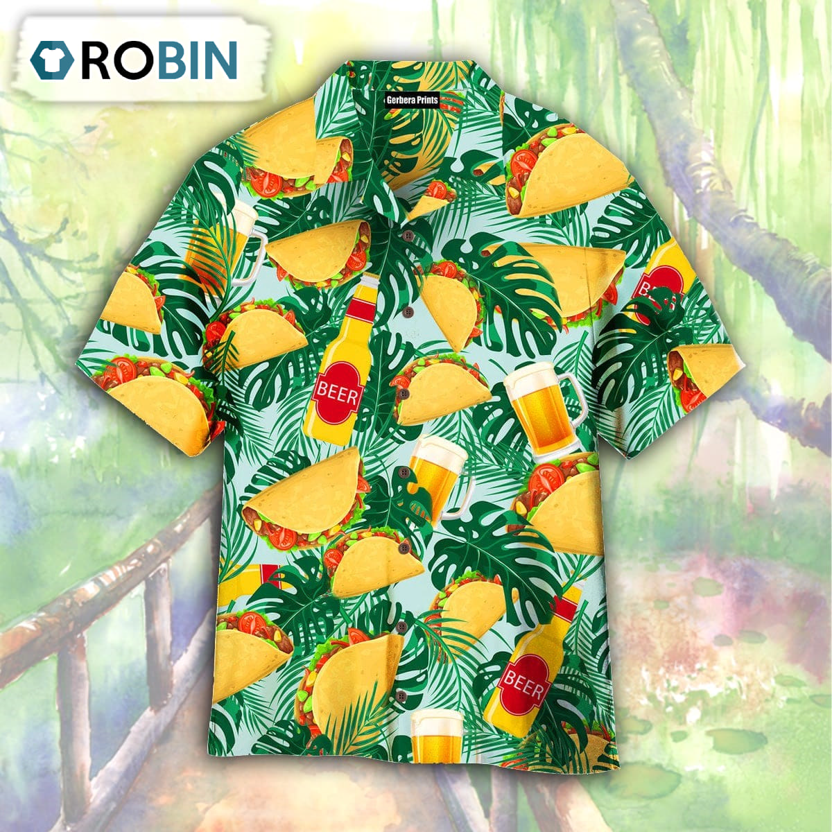 Cinco De Mayo Tacos Beer Fiesta Tropical Aloha Hawaiian Shirt