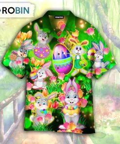 Easter Bunny The First Easter Day Hawaiian Shirt Easter Bunny The First Easter Day Hawaiian Shirt