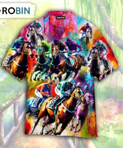 Kentucky Derby Horse Racing Hawaiian Shirt