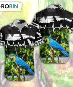 Macaw Parrot Love Nature Hawaiian Shirt
