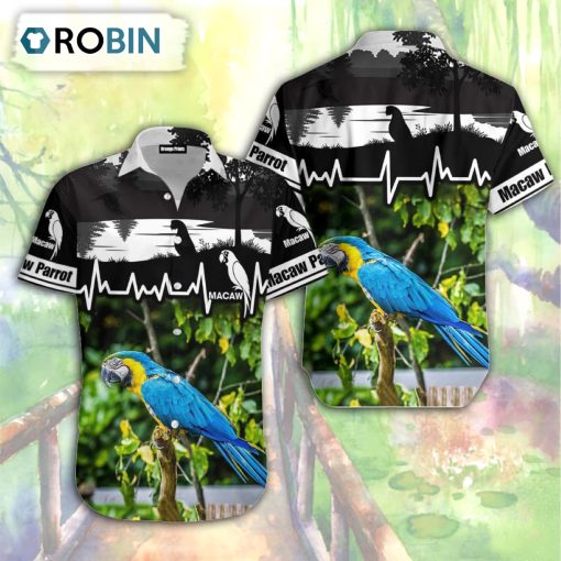 Macaw Parrot Love Nature Hawaiian Shirt