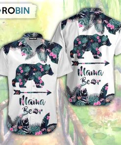 Mama Bear Tropical Hawaiian Shirt