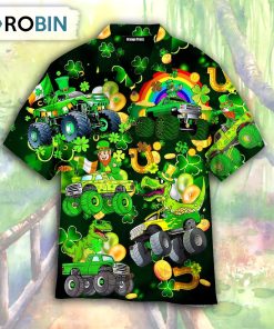 Monster Truck Patrick’s Day Hawaiian Shirt Monster Truck Patrick’s Day Hawaiian Shirt