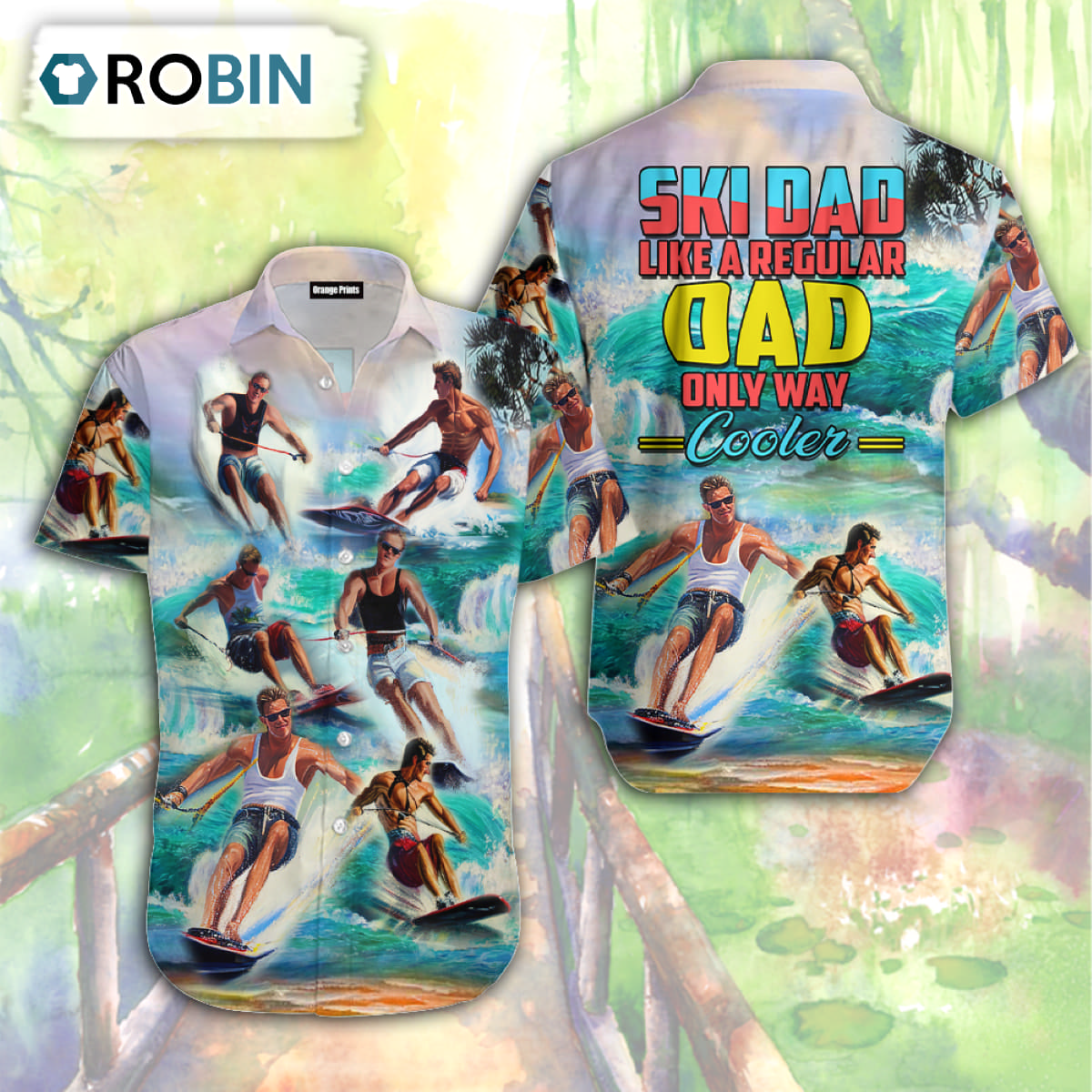 Parrot Five O’clock Somewhere Tropical Colorful Aloha Hawaiian Shirt