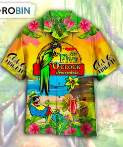 Parrot It’s 5 O’clock Somewhere Alola Hawaiian Shirt